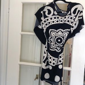 Blue flattering dress from Ciel